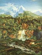 Adrian Ludwig Richter Der Watzmann oil painting reproduction